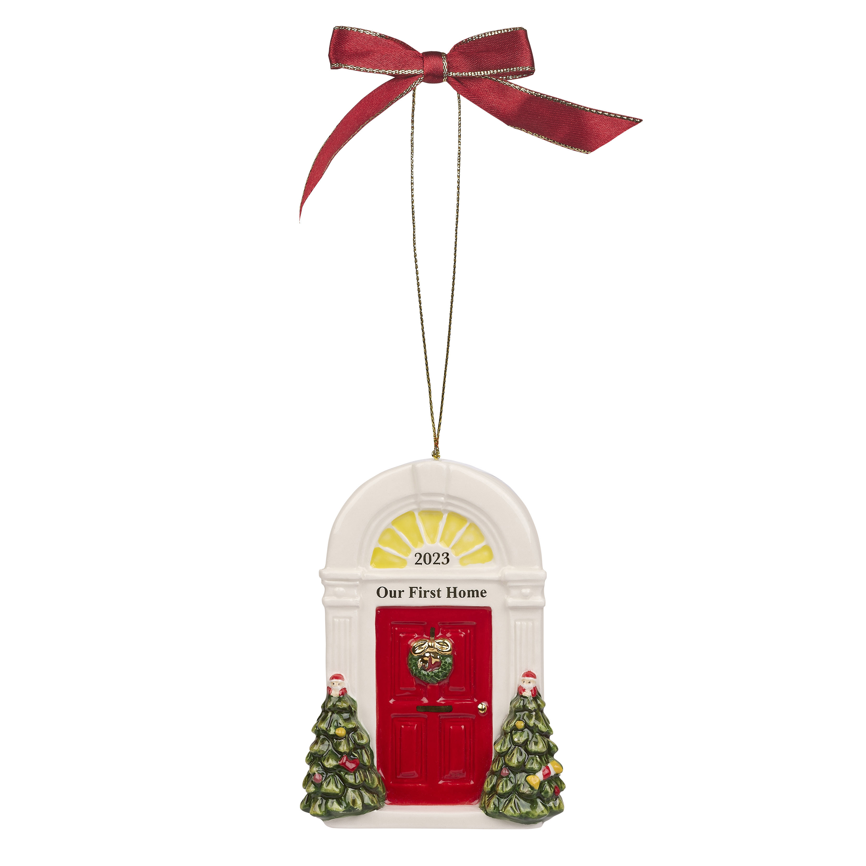 Christmas Tree New Home Door Ornament 2023 image number null